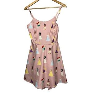 Disney Her Universe Princess Girls Pink Dress with Character Design